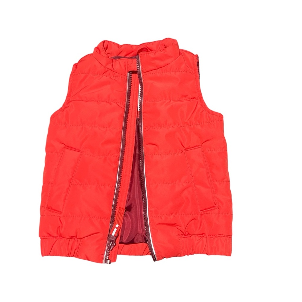 Cat & Jack Bright Red Puffer Vest